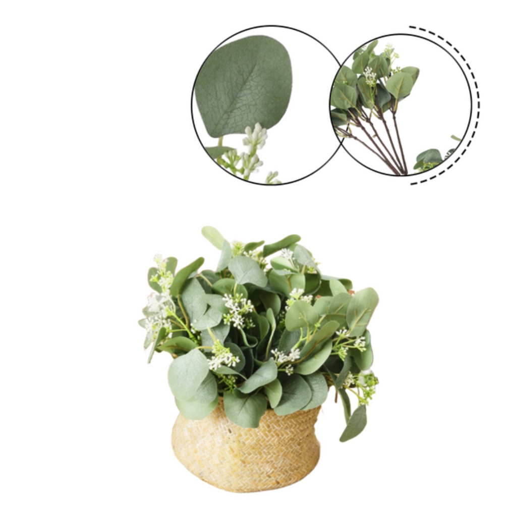 Artificial Eucalyptus Leaves G - Home Office Backdrop 评论和价格