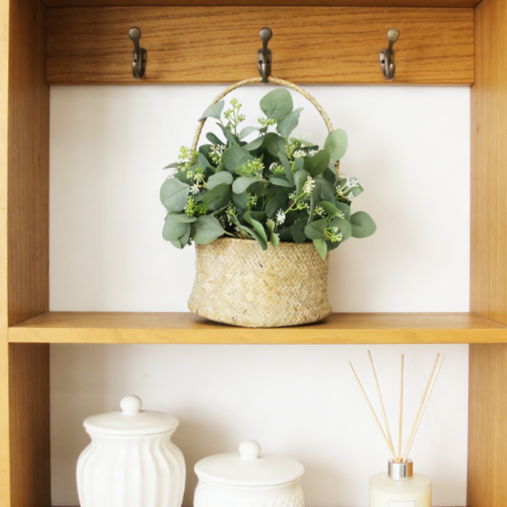 Artificial Eucalyptus Leaves G - Home Office Backdrop 评论和价格