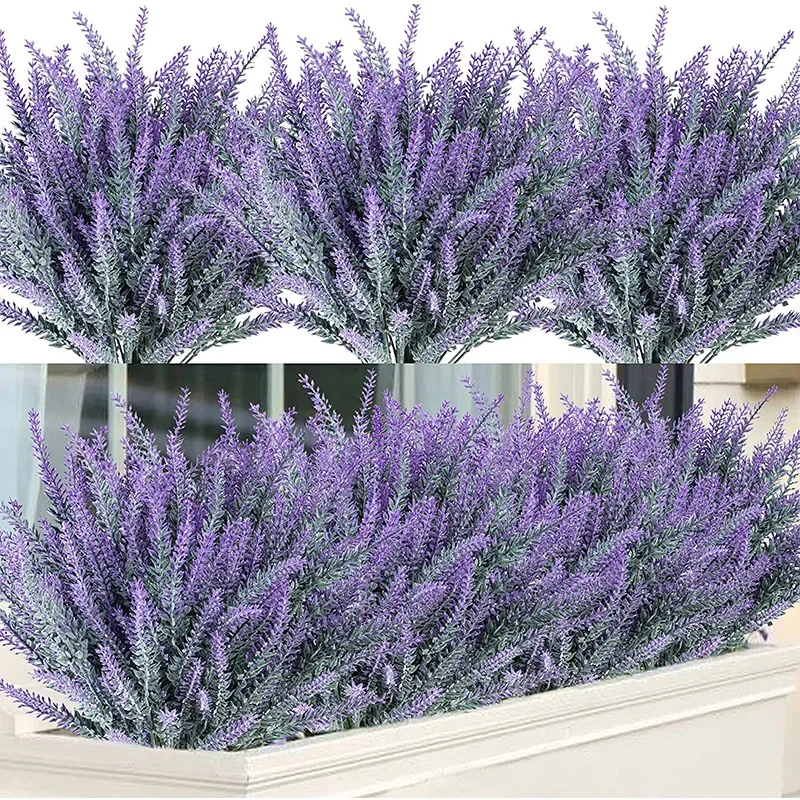 1 Bundle Purple Artificial Lav - Home Office Hidden Desk 评论和价格