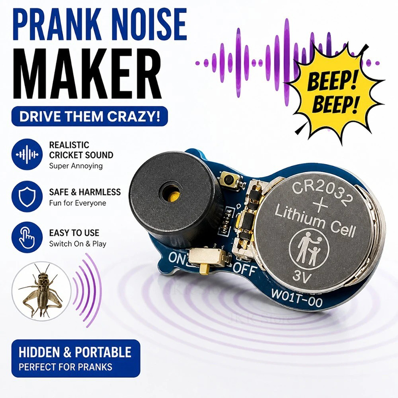 3pcs Hidden Cricket Sound Nois - Home Office Hidden Desk 评论和价格